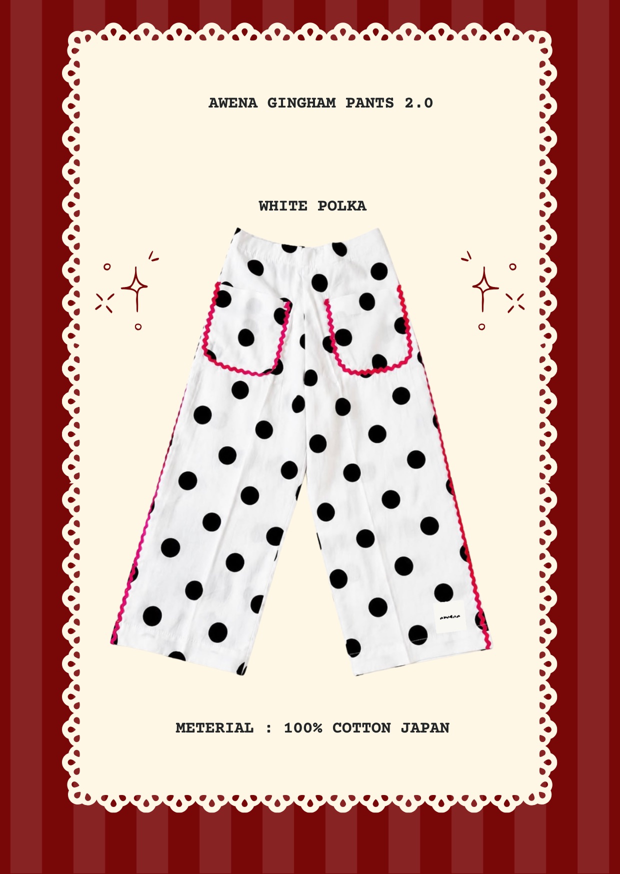 Awena Gingham Pants