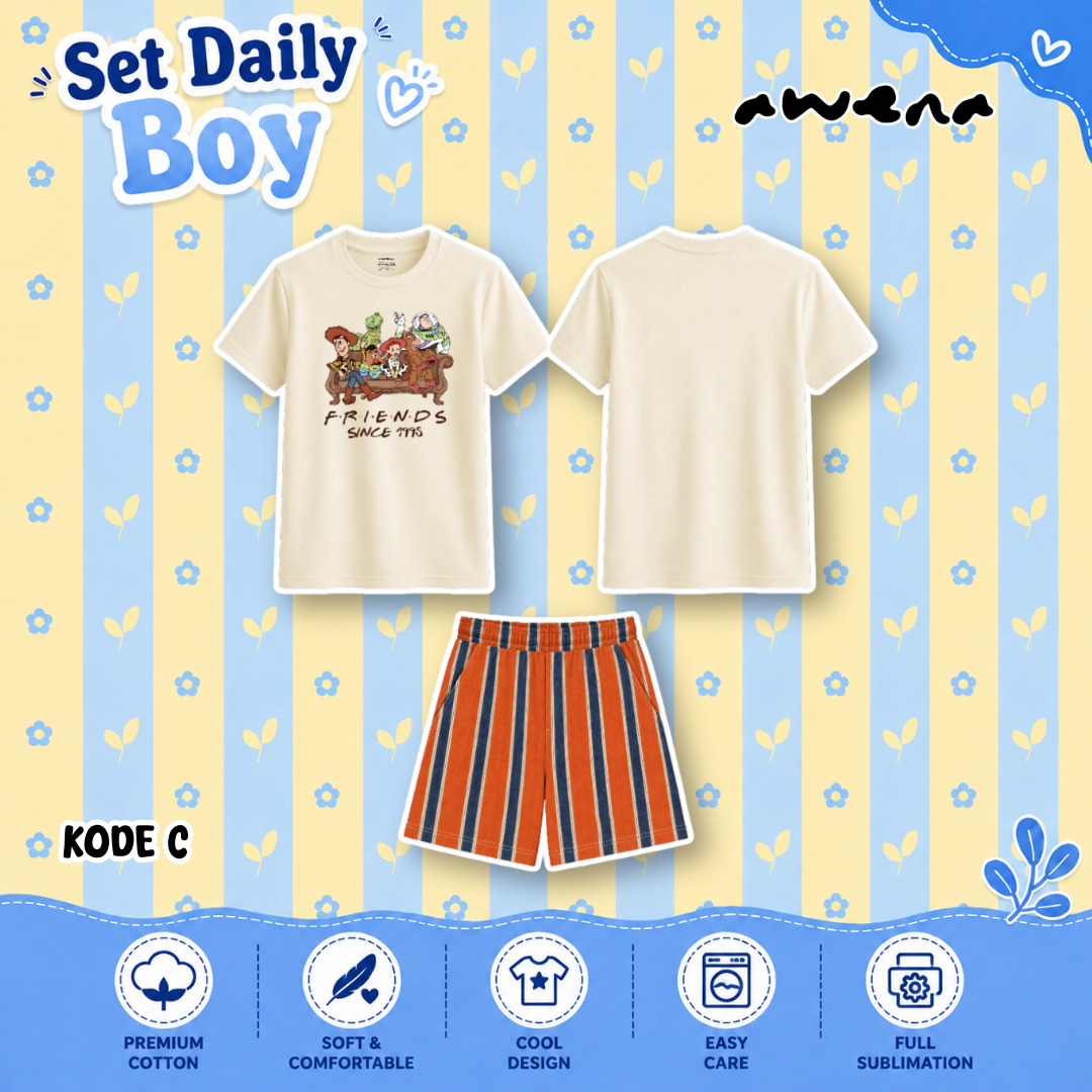 Regular Fit Boys Set Shortpants